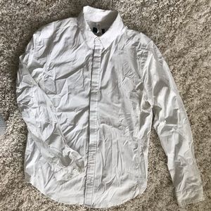 Lululemon White Button Up Shirt